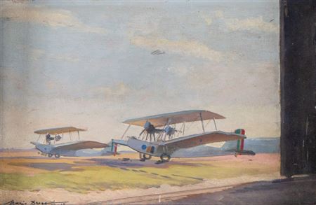 "Campo di Malpensa - Due CA73," 1931