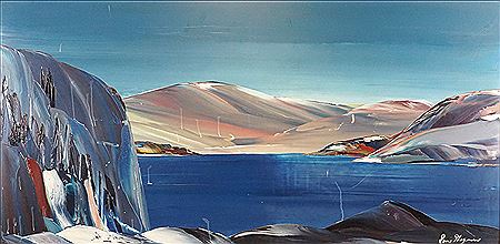 Winter Landscape by the Saint-Laurent