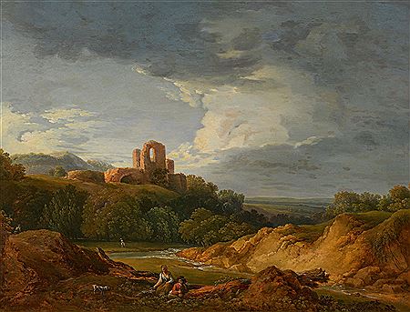 Romantic landscape with ruins by Martin Molitor - Auction record, sale price, and art valuation. Compare with similar artists and explore comparable artworks.