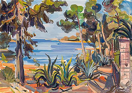 Beach at Cigale Lussin by Wilhelm Kaufmann - Auction record, sale price, and art valuation. Compare with similar artists and explore comparable artworks.