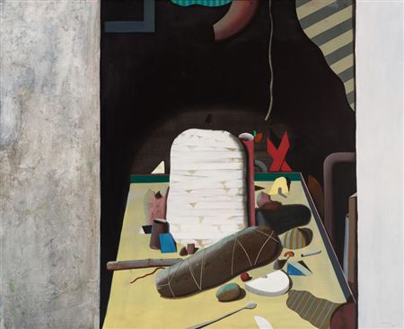 Sample artwork by Karl Korab (Born 1937), known for painting and sculpture - View similar artists and auction records