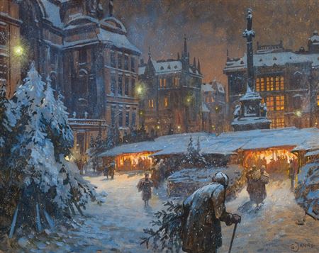 „Christmas market at Am Hof square in Vienna“