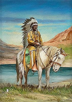 Indian On Horseback