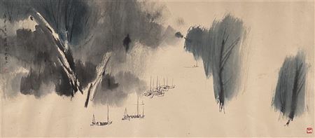 Landscape With Boats