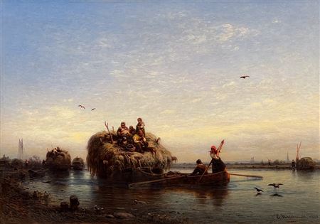 Barges At Harvest
