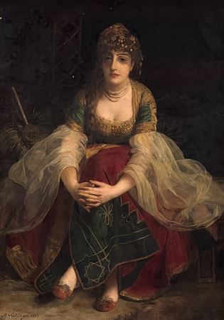 Portrait Of A Harem Beauty