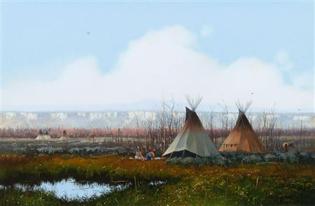 Untitled (Two Teepees), 1983
