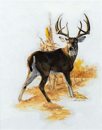 Untitled (Corn Stubble Buck)