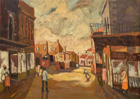 Street Scene with Figures
