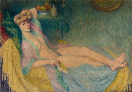 Sample artwork by Charles Alexandre Picart le Doux (1881 - 1959), known for modernist female figure, nudes, landscapes, still life - View similar artists and auction records