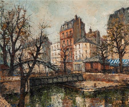 Canal Saint-Martin in Paris