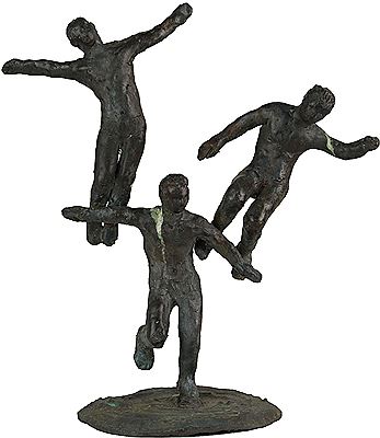 'BOYS JUMPING' by Hilary Bryson - Auction record, sale price, and art valuation. Compare with similar artists and explore comparable artworks.