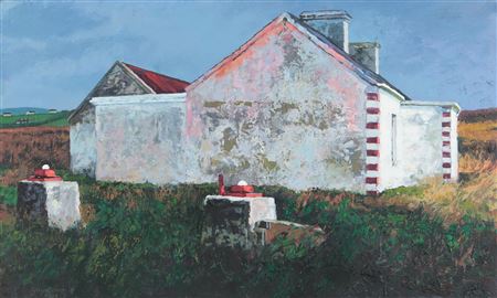 'BLOOD RED COTTAGE, MAYO'