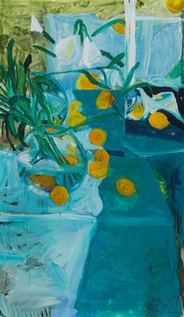 'STILL LIFE, FLOWERS AND LEMONS' by Lisa Ballard - Auction record, sale price, and art valuation. Compare with similar artists and explore comparable artworks.