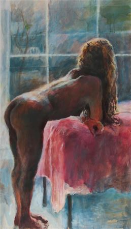 'STANDING FEMALE NUDE STUDY'