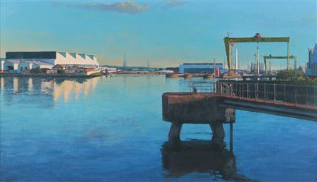 'MUSGRAVE CHANNEL, BELFAST' by Gary Devon - Auction record, sale price, and art valuation. Compare with similar artists and explore comparable artworks.