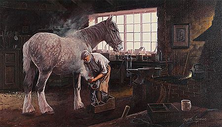 'FARRIER' by Stephen Cummins - Auction record, sale price, and art valuation. Compare with similar artists and explore comparable artworks.