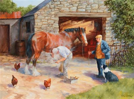 'AT THE SMITHY'