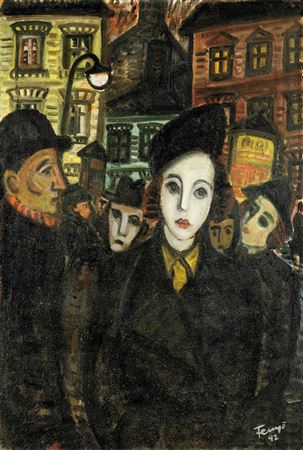 A bustling street in Stockholm by Endre Andor Fenyo - Auction record, sale price, and art valuation. Compare with similar artists and explore comparable artworks.