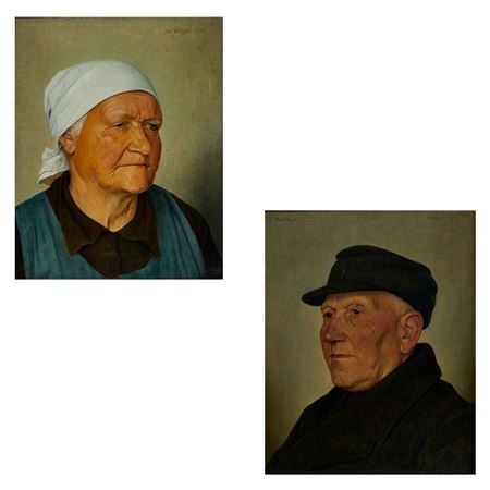 Sample artwork by Adolf Wissel (1894 - 1973), known for genre painter of rural and rural subjects, new objectivity style - View similar artists and auction records