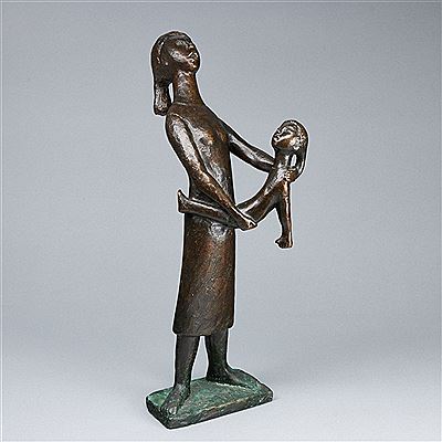 Mother with child by Karl Kluth - Auction record, sale price, and art valuation. Compare with similar artists and explore comparable artworks.