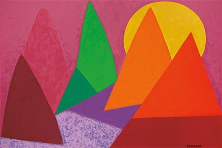 Sample artwork by Youngkuk Yoo (1916 - 2002), known for painting - View similar artists and auction records