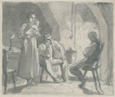 Family in a kitchen at the fire by Franz Hegi - Auction record, sale price, and art valuation. Compare with similar artists and explore comparable artworks.