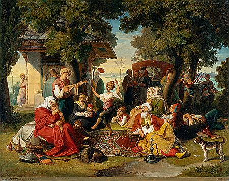 A festival in Constantinopel