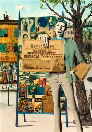Budapest, 1962 (Paperboy, Gagarin, Mona Lisa, Brigitte Bardot), 1962