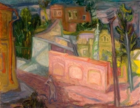 Late Afternoon Lights (Szentendre) by Gyorgy Szin - Auction record, sale price, and art valuation. Compare with similar artists and explore comparable artworks.
