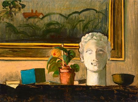 Metaphysical Still Life, 1930s by Jeno Benedek - Auction record, sale price, and art valuation. Compare with similar artists and explore comparable artworks.