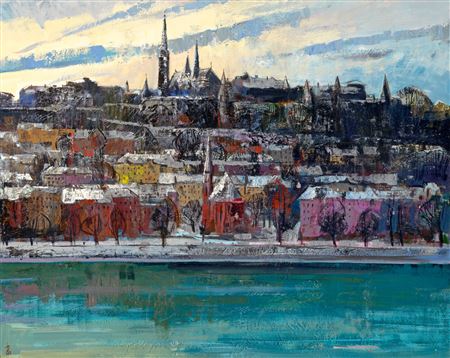 Sample artwork by Geza Pogany (1927 - 2001), known for painting - View similar artists and auction records