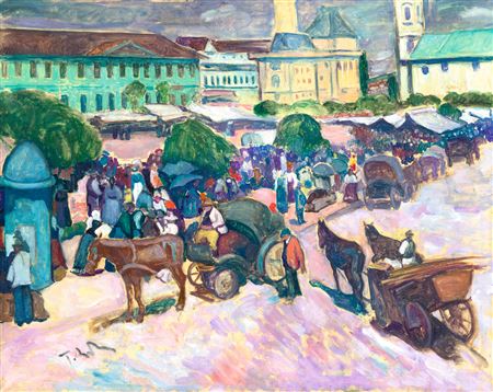 Sample artwork by Erno Tibor (1885 - 1945), known for painting - View similar artists and auction records