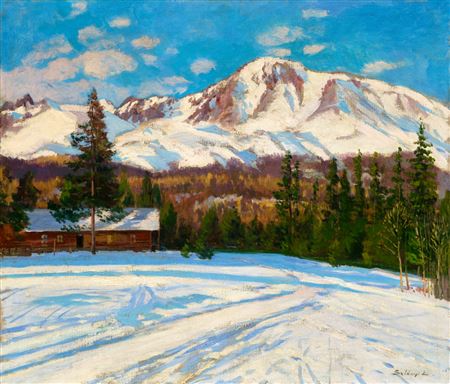 Sample artwork by Lajos Szlanyi (1869 - 1949), known for painting - View similar artists and auction records