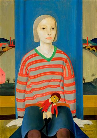 Girl in a Striped Blouse, 1930