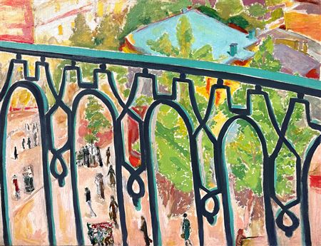 On the Balcony
