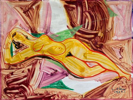 Lying Female Nude (Dreaming), 1973