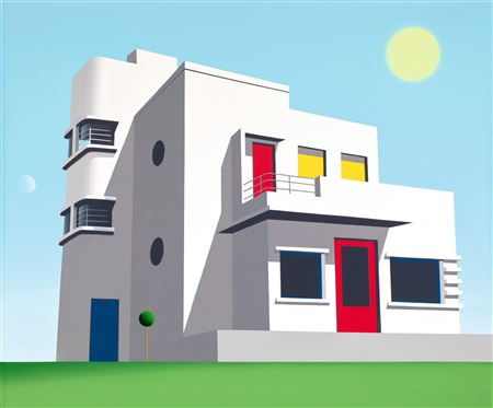 Bauhaus - Beach House, 2021-22 by Istvan Regos - Auction record, sale price, and art valuation. Compare with similar artists and explore comparable artworks.