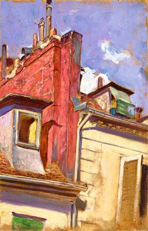 Rooftops in Paris (View from the Atelier), 1892