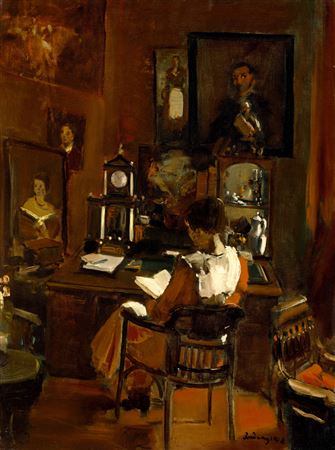 Reading Woman, 1918