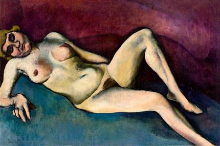 Lying Female Nude, 1916