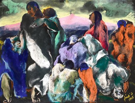 Scene with the Etna in the Background (Mythological Scene), 1928