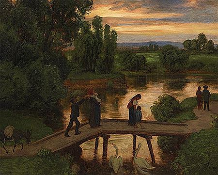 The Bridge (Summer Evening) , 1892.