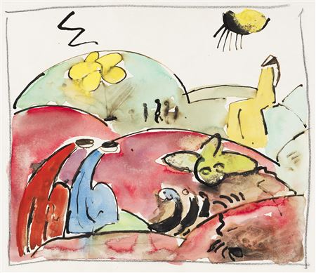 Annunciation to the Shepherds , 1912.