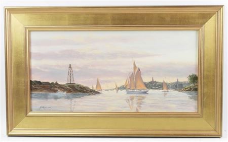 Marblehead Harbor, Evening Light