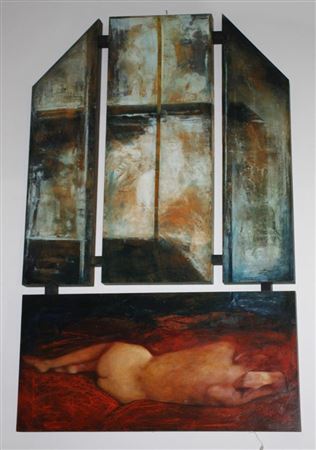 Nude Female Below Window