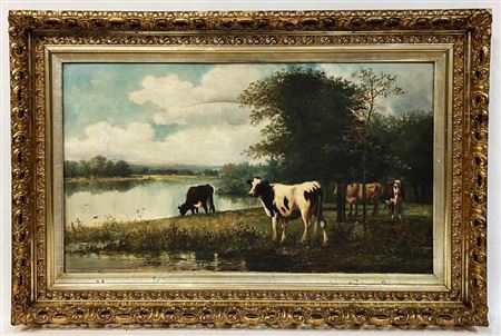 Pastoral Scene with Cows