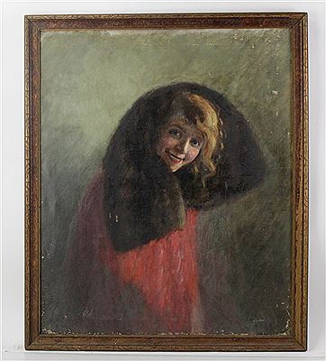 YOUNG WOMAN IN WINTER GARB