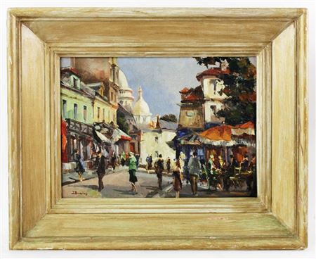 View of Paris, La Place du Tertre Montmartre