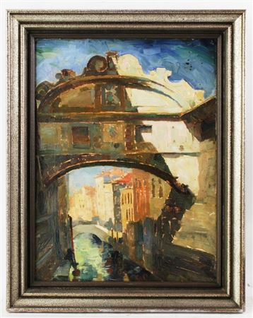 Venetian canal scene